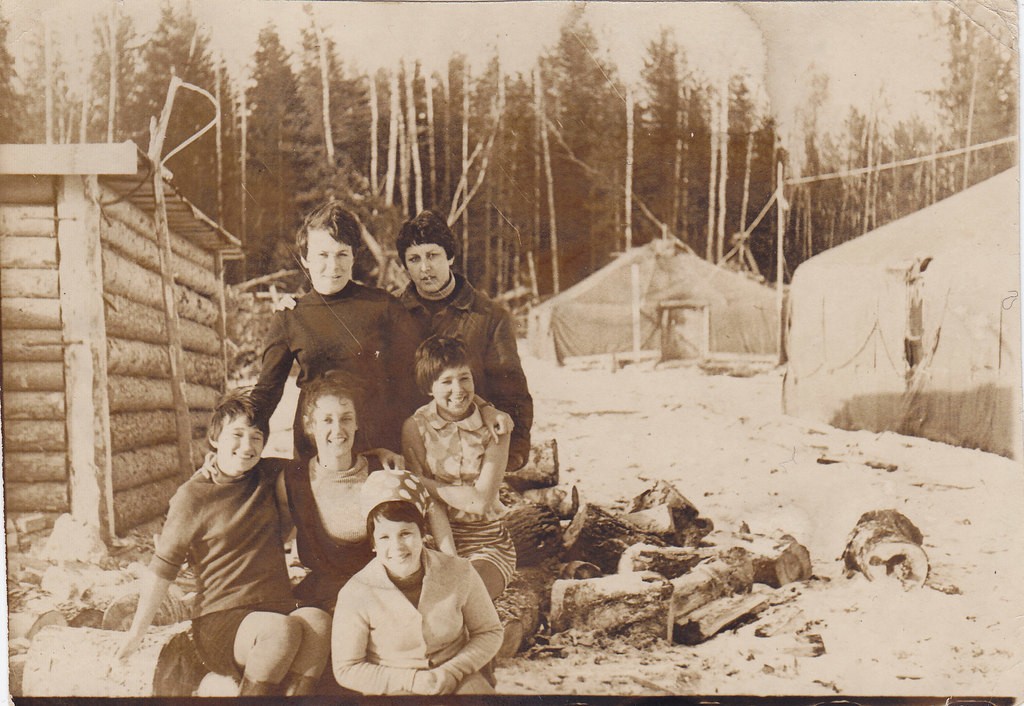 Тимоничева В.И. - 1971 год. На карьере. Это молодость! Разве были комары и мошка...