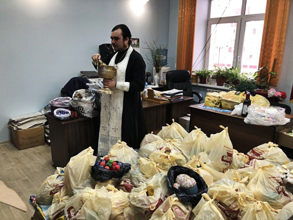 вера, пасха, продуктовый набор, акция