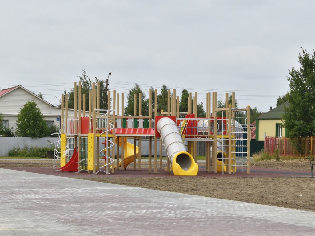 благоустройство, площадка, Салым, сквер