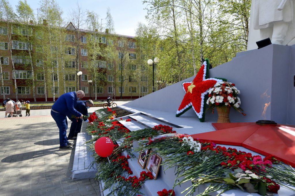 Владимр Семенов, День Победы, возложение