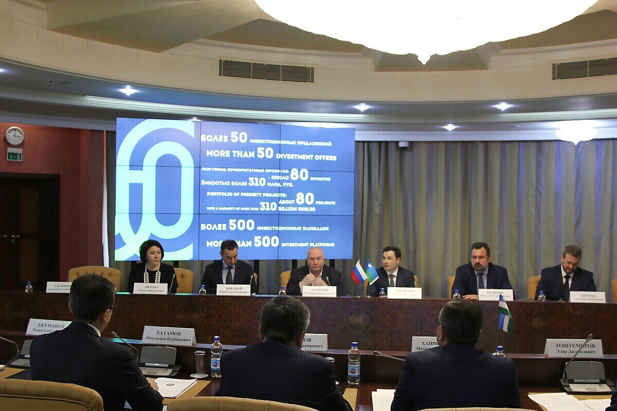 Владимир Семенов, делегация Узбекистана