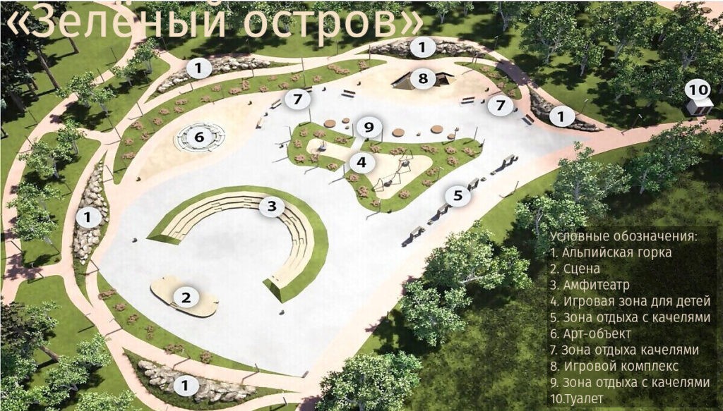 зелёный остров, куть-ях, карта развития югры