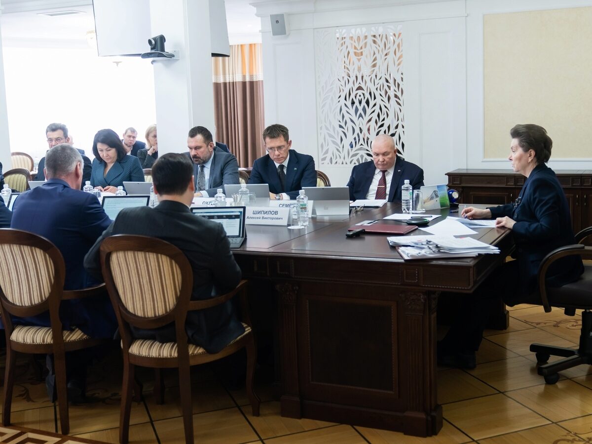 Наталья Комарова, Алексей Охлопков, Владимир Семенов, правительство