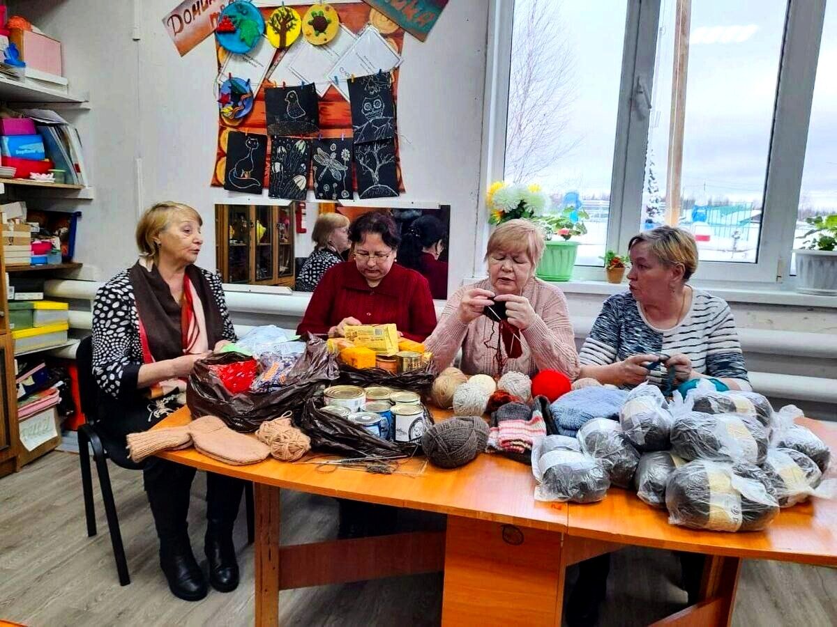 благодарность, тёплые вещи, вязание, серебряные волонтёры