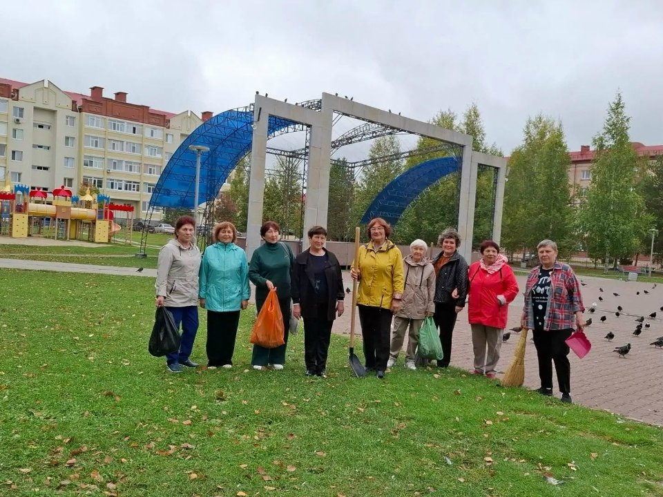 серебряные волонтёры, экологическая акция, фонда Благодарность, проект, старшее поколение